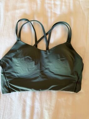 Lululemon like a cloud longline bra b/c cup in Dark forest